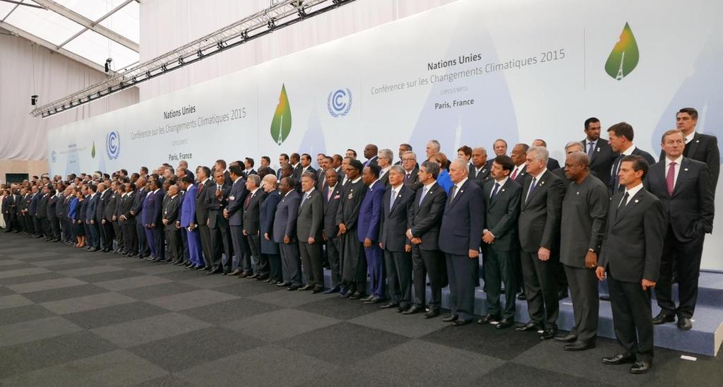 Parisavtalen en ny global klimaavtale - trådte i kraft 4. november 2016 - rettslig bindende Formål: å styrke det globale samarbeidet mot den trusselen som klimautfordringene utgjør, bl.