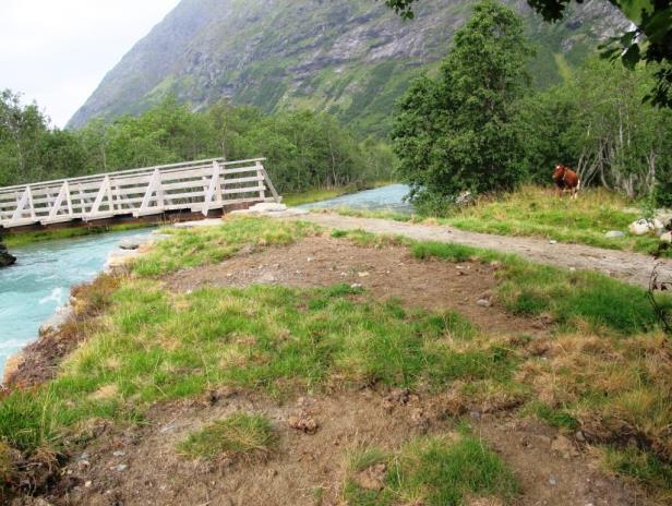 Pågrunn av feil tolking av lovverk vart det eit overskjønn på tiltaket og sluttføringa av arbeidet med å sette terrenget godt i stand igjen vart difor utsatt.