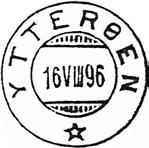 1997. Stempel nr. 5 Type: HJ-SL Utsendt 17.02.1943 YTTERØY Innsendt 31.03.