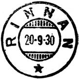 1 Registrert brukt fra 12-8-32 TAa til 6-6-67 TAa Stempel nr. 4 Type: HJ-SL Utsendt 19.02.1932 RINNAN Innsendt 01.03.