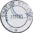 11 Type: I25N Utsendt?? SKOGN LP A Innsendt?? Registrert brukt 14.04.87 TS Stempel nr. 12 Type: I25N Utsendt?