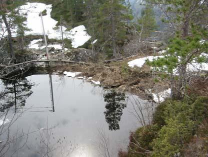 Bilde: Dammens høyre side hvor det skal