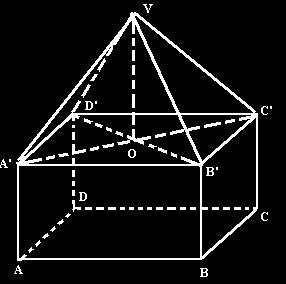 . În figura alăturată reprezintă schematic pavilionul unui complex expoziţional în formă de prismă patrulateră regulată cu AB = 1 m şi cu AA'=3 m.