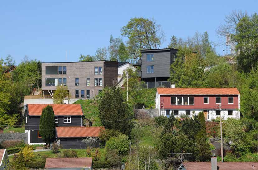 Felles bolig og arbeidsmarked Bergen har et variert boligtilbud. En stor del av boligmassen er eneboliger, rekkehus og småhus som omsettes i bruktmarkedet. Bergen har 136.