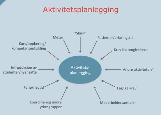 Bemanningsplan I mange virksomheter i helsesektoren er det misforhold mellom