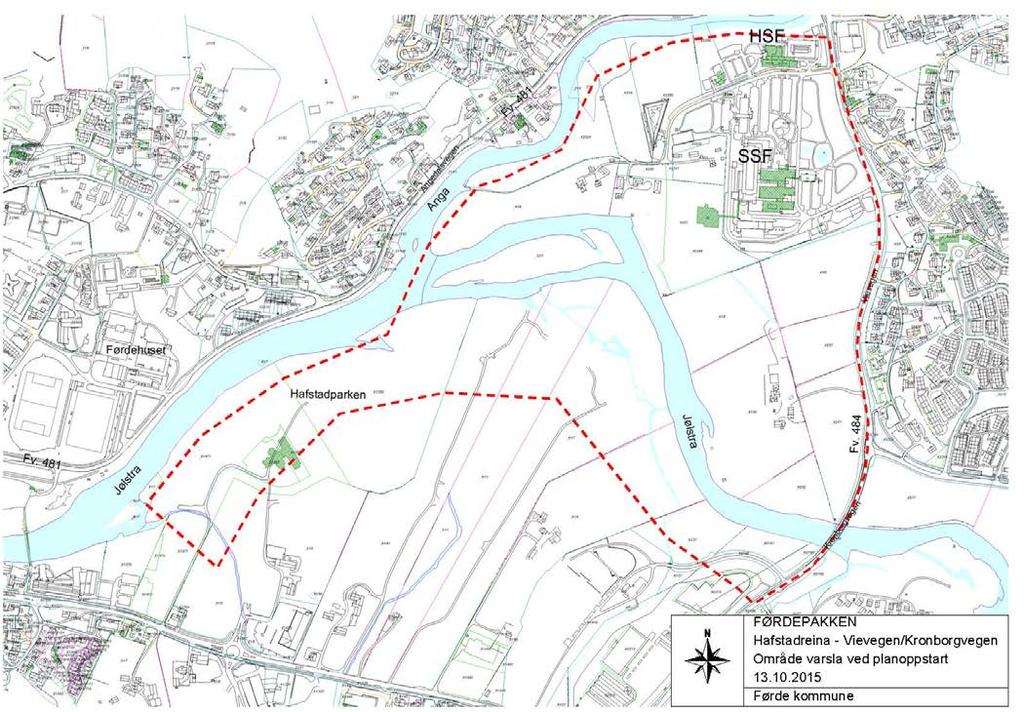 2 PLANPROSESS OG MEDVERKNAD Førde kommune varsla oppstart av planarbeidet 09.12.2015. Grunneigarar, interesseorganisasjonar og offentlege etatar blei varsla direkte.