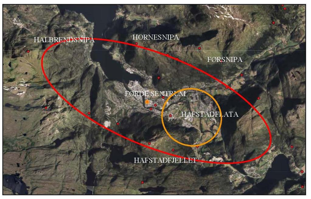 3.4 Landskapsbilete/bybilete Hafstaflata har mange kvalitetar som gir gode og varierte landskapsopplevingar: Eit variert kultur- og naturlandskap, kontakt med elva og mange flate parti slik at