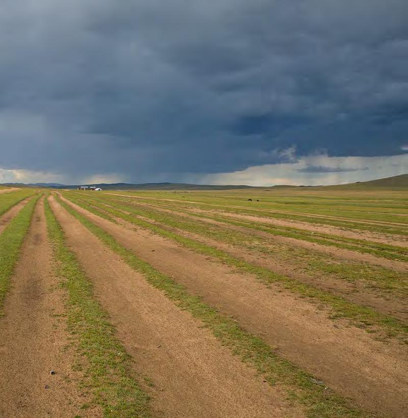 Mongoolia asulaid ühendav teevõrk on kesine: teed on enamasti tolmused ja aulikud, kohati porised sillutamata sõidurajad, kus saab liigelda ainult maasturiga.