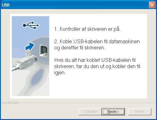 Installere skriverdriveren Windows 7 Når skjermen med lisensavtalen vises, klikker du på Ja hvis du godtar lisensavtalen.