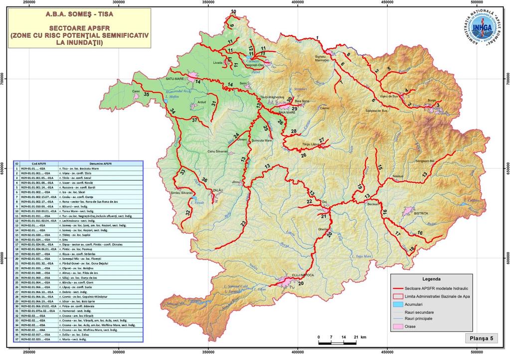 Administraţia Bazinală de ApăSomeș - Planșa nr.