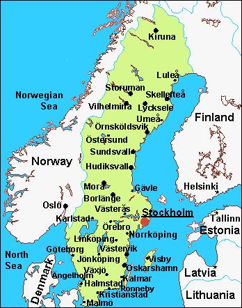 Shumica e qyteteve dhe e qendrave të banimit gjenden në Suedinë jugore dhe të mesme. Sa jemi ne? Ku banojnë të gjithë? Në Suedi banojnë 9,6 milionë njerëz.