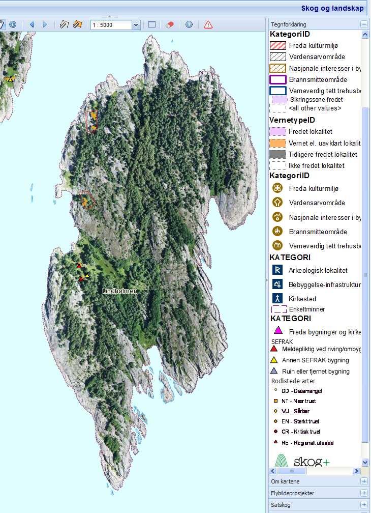 Lindholmen (stamhuset Jarlsberg) Nøtterøy kommune 390 daa 3 bosettinger tidligere