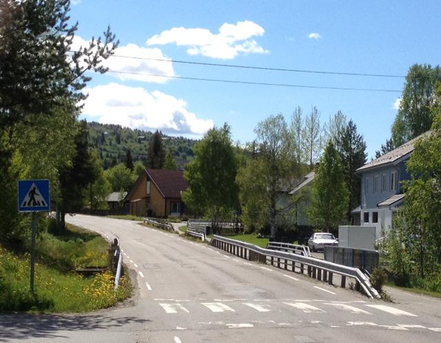 Fylkesveg 186 forbi skolen og Korsvold omsorgssenter. Støysonenen som er brukt langs fylkesvegene i planen er Norstøy 2009 med beregningsår 2025 (Metode: Nord2000).