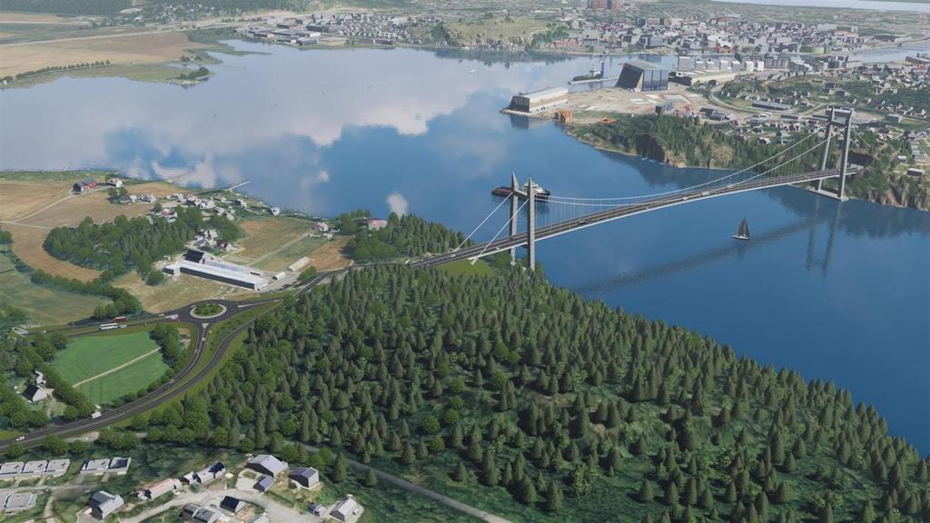 4 Beskrivelse av tiltaket 4.1 Alternativene 4.1.1 Alternativ 11 500 Alternativ 11500 går i fjelltunnel fra Kolberg til Munkerekkeveien/ Ramdalveien, som passeres i dagen. Her vil det bli kryss i plan.