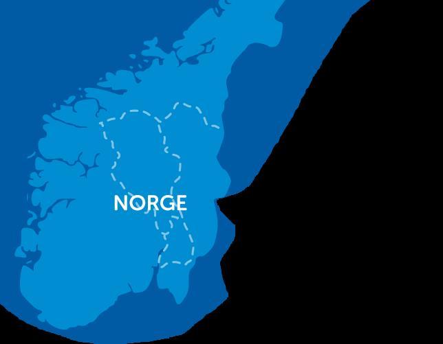 regionen i Norge med begrenset eksponering mot olje, shipping eller