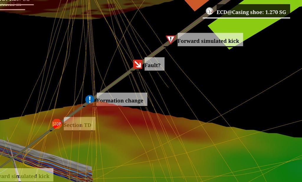 edrilling s software reduserer risiko og åpner for nye muligheter Visualisering av boreprosessen med løpende