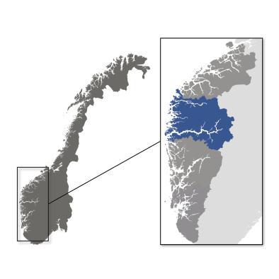 konkurrent er Sparebanken Vest med 7 kontor Tre store