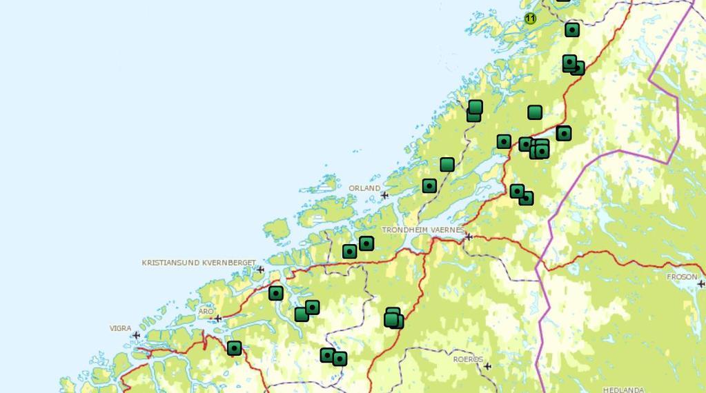 Side 3 av 14 (fig. 1). Figur 2, som viser erstattet tap av sau og lam etter skader forvoldt av gaupe viser i all hovedsak den samme trenden.