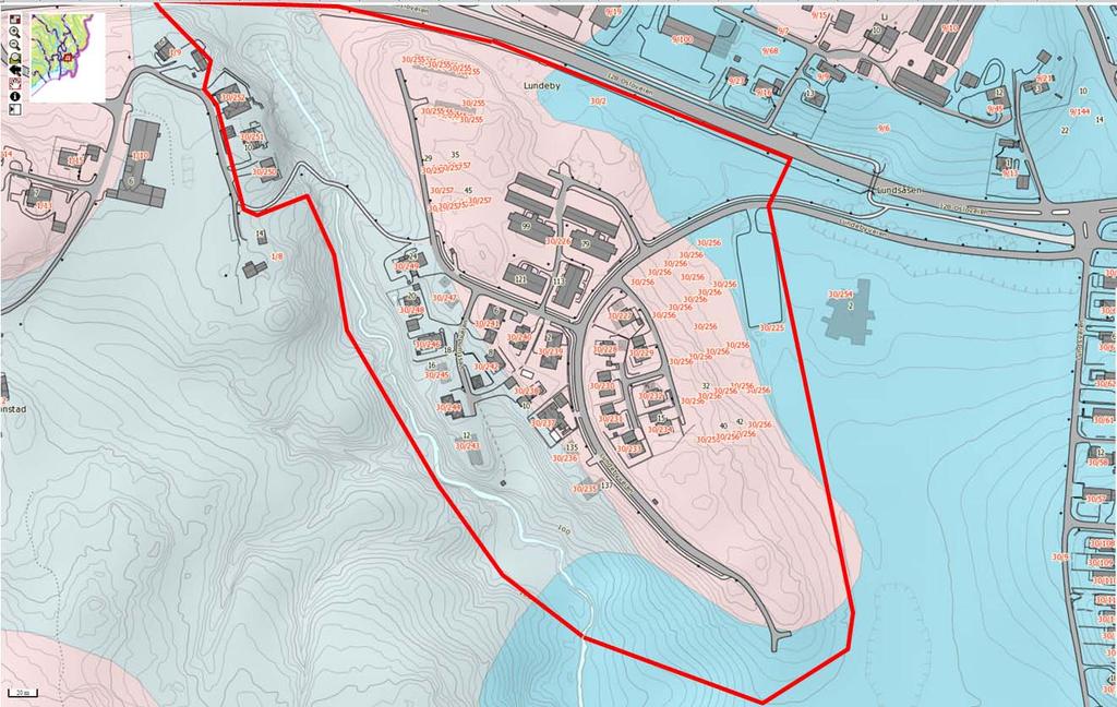 1 Innledning/ orientering Etter oppdrag fra Bakke Prosjekt AS ble det ml. 11. og 12.1.216 utført grunnundersøkelser i forbindelse med detaljregulering av boligfelt «Lund Vest». Området ligger ca.