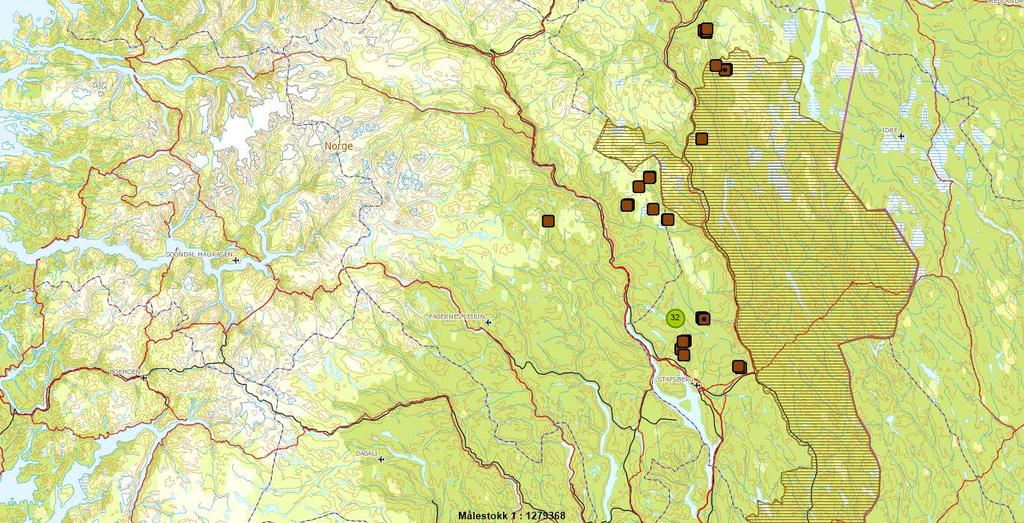 Protokoll for møte i Rovviltnemnda 18. august 2017 Side 10 av 12 I region 2 og tilgrensende områder er det ikke påvist skader voldt av brunbjørn siden juni 2012 (Buskerud).