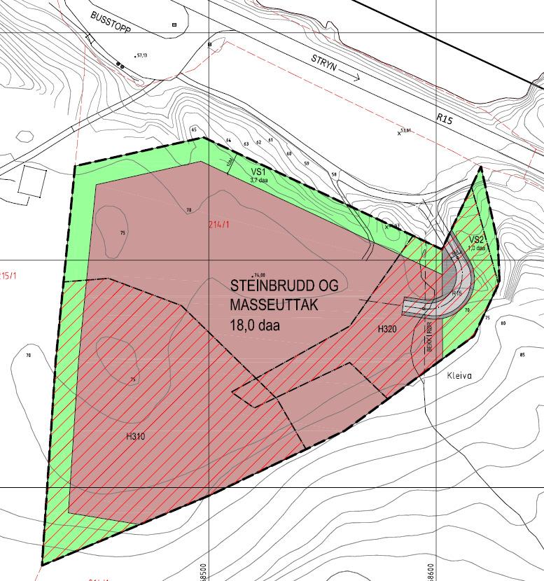 Frå entreprenør og grunneigar si side er det ynskjeleg å kunne ta ut sprengstein frå heile det regulerte massetaket, mens Flo heldt fast på at regulert «buffersone» på 10 m frå eigedomsgrensa er alt