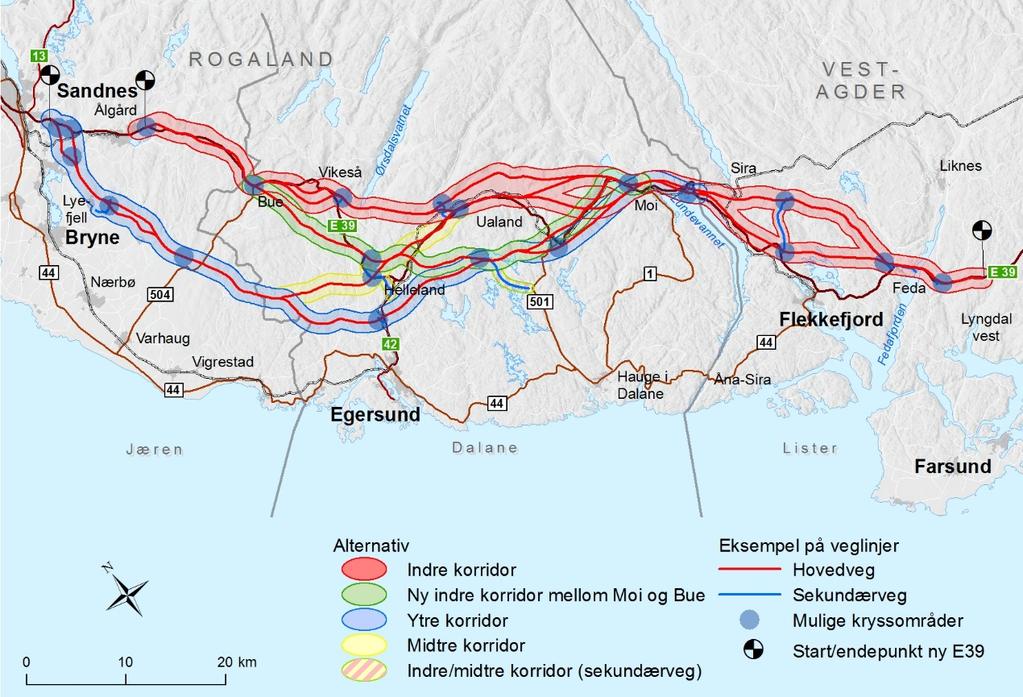 INNLEDNING Forslag til planprogram var på høring våren 2017. Vedlagt planprogrammet var fagnotat om Vegstandard-trafikk-samfunnsnytte.