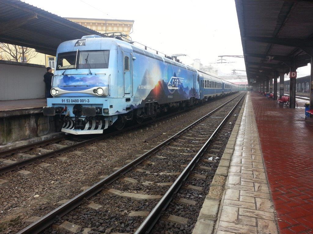 Reabilitare cale ferată București Nord Brașov Trenul test