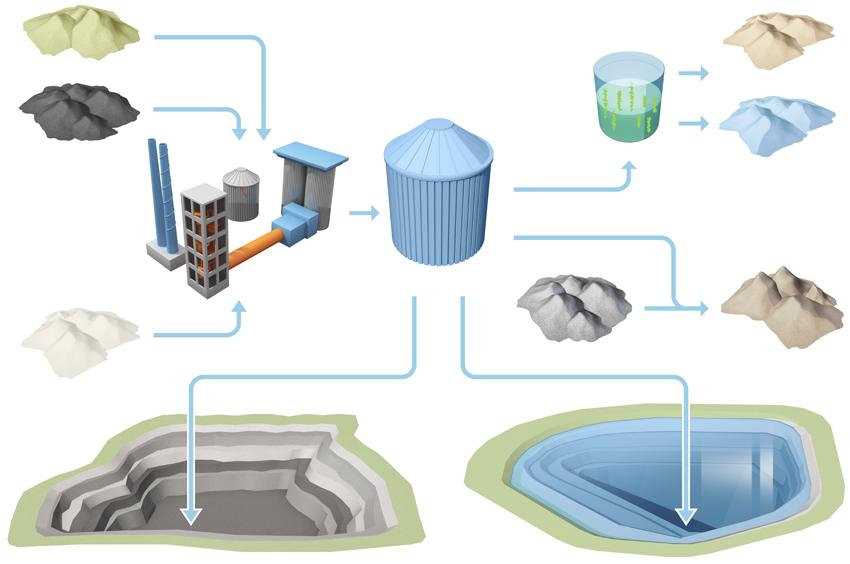 Karbonfangst og lagring/gjenvinning Biomasse Biomasse Kull