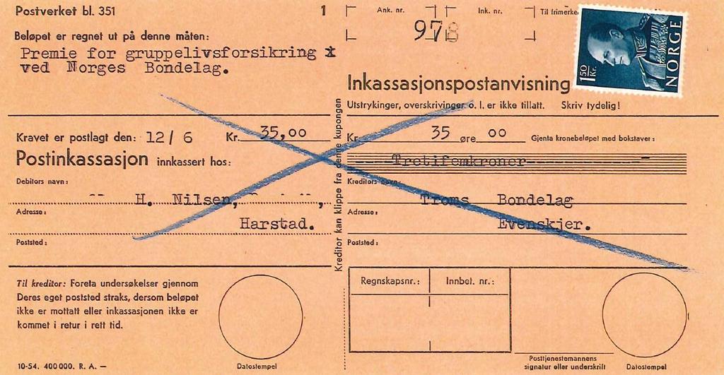 Kollektive medlemsforsikringer Norges Bondelag etablerte kollektiv livsforsikring for