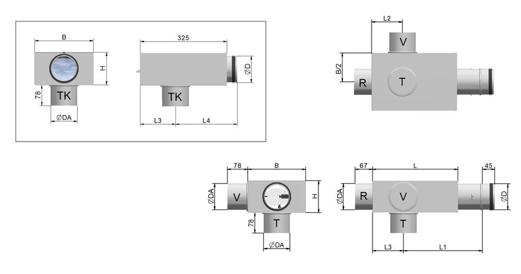 AuraFlex-kammer ANVENDELSE AFK plenumskammer anbefales benyttet for å gi bedre lyddemping, samt regulerings- og målemulighet.