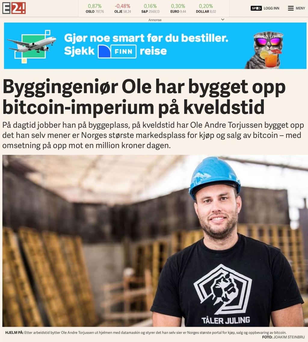 Bitcoins Norway AS.