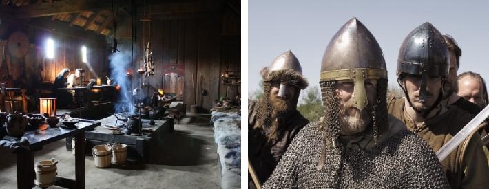 Ta en tur over markedsplassen og møt de dyktige sølvsmedene og glassperlemakerne. Besøk vikingenes hus og spesielt det flotte tinghuset med kalkmalerier.