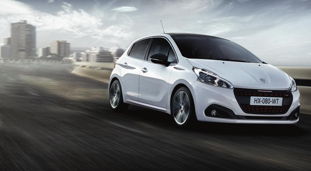 GT LINE EN SPORTY TYPE PEUGEOT 208 GT Line, som har sin plass mellom