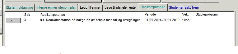 f) Følg deretter oppskriften i punkt 4.2 hvis emnet skal erstattes av et UIS emne, eller 4.3 hvis emnet skal erstattes av et eksternt emne.