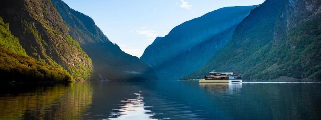 miljøbevisste kunder Virkemiddel: ENOVA støtte Vision of the Fjords -Sightseeing / turisme i Verdensarvfjorder med hybrid