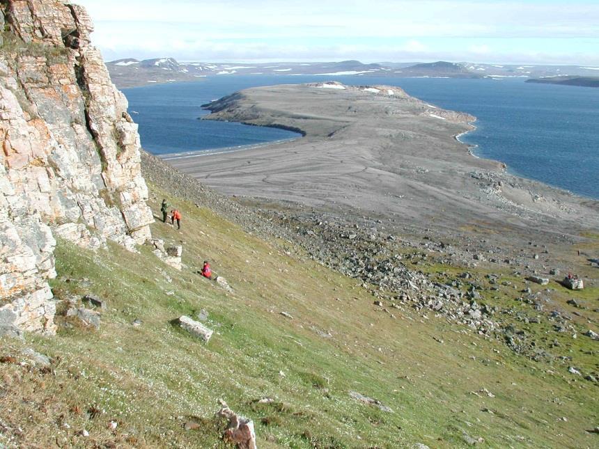 Figur H-1 Fuglefjelleng under Floraberget på Svalbard, ikke nærmere inndelt.