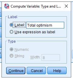 REGNE UT NYE VARIABLE Trykk på Type and