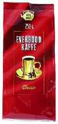 763020 Enkel i bruk Evergood kaffe 250g.