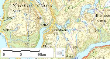 Ved både Djupevad, Baklihøl og Dyrdalsvatn er observert årsmiddeltilsig noe lavere enn NVEs avrenningskart 1961-90 tilsier, mens observert tilsig for Fjellhaugen er noe høyere enn i avrenningskartet.