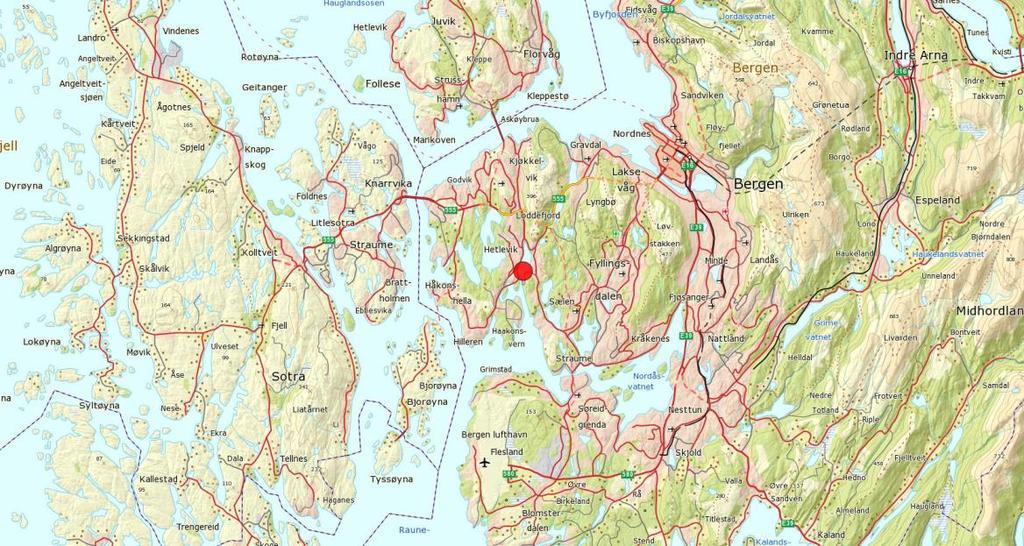 3 INNLEDNING Ecofact har på oppdrag fra Asplan Viak kartlagt marine naturverdier i Bjørndalspollen, Bergen kommune, Hordaland.