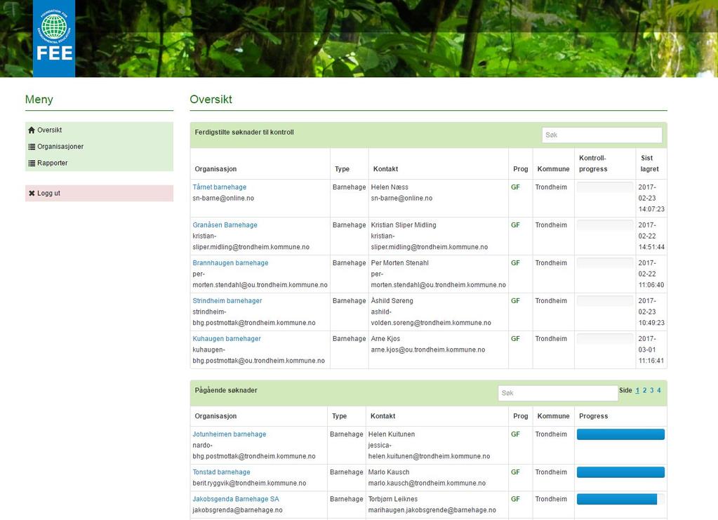 FEE Norway - status Nærmere 1.