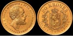 NM8-530- 20 krone 1902, kv. 0/01.