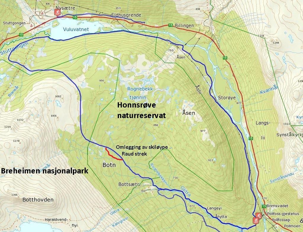 Verneforskrift og verneformål og framlegg til forvaltningsplan Omsynet til verneverdiane i området er vurdert, særleg i forhold til landskap, artar og friluftsliv, jf.