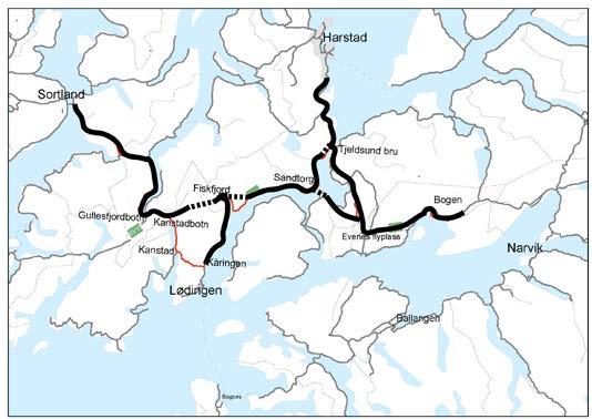 Pågående arbeid med følgende planer: Ringeriksbanen/E16 Sandvika og Hønefoss.