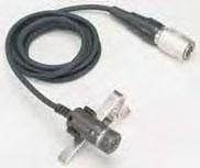 ES943cW/C Nyre kondensator lavalier mikrofon - 1,4 m kabel Inkluderer vindskjerm og alligatorklips SUB-MINIATYR