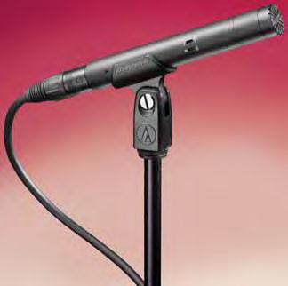 40-serien presisjons studiomikrofoner ( PC 345-MC 210) AT4021 tilbyr en flat, utvidet frekvensrespons, høyt maks. SPL og stort dynamikkområde.