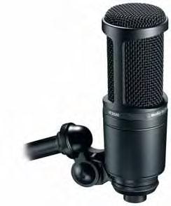 20 series 20-serien nyre kondensatormikrofon ( PC 342-MC 210) Den nye AT2010 er designet for å kunne bringe 20-seriens anerkjente studio-kvalitet til scenen, for krystallklar presisjons vokal ytelse.