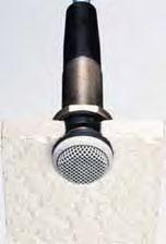 engineered sound boundary (overflate) mikrofoner ( PC 309-MC 230 ) ES945 Omnidireksjonell elektret kondensator boundary mikrofon For bord eller takmontering (maksimum 45 mm paneltykkelse), i et 24 mm