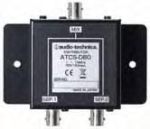 atcs-60 series ATCS-D60 Distributør 1 inn 2 ut distributør som muliggjør øket antall BNC innganger til master-enheten. Opptil 16 ATCS-A60 kan tilkobles, for øket dekningsområde. NB.
