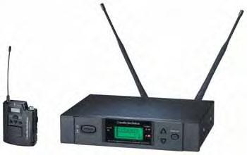 Audio-Technica 2000 og 3000 serien trådløssystemer og for ATW-DA49 antenne distribusjons system.